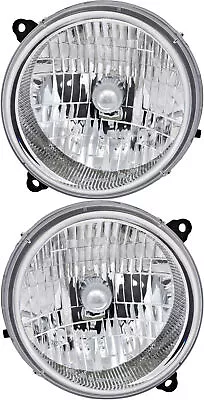 For 2003-2004 Jeep Liberty Headlight Halogen Set Driver And Passenger Side • $72.34