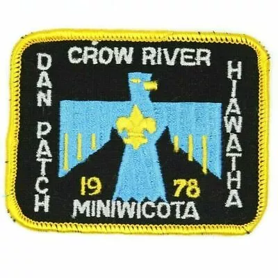 1978 Crow River Miniwicota Dan Patch Hiawatha Viking Council Patch Boy Scouts MN • $9