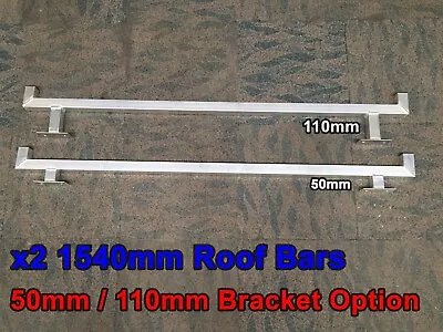 Roof Bars BOLT ON Rack Cab Ute Canopy And Toolbox Flat Aluminium 1540mm Wide • $189.99