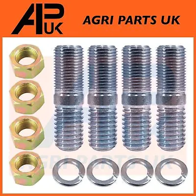 4x Drawbar Mounting 5/8 Studs + Nut & Washer For Massey Ferguson FE35 35 Tractor • £15.95