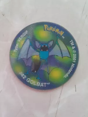 Pokemon Flippo Tazo Collectable 2001  # 55 Zubat #41 #42 Golbat • $7