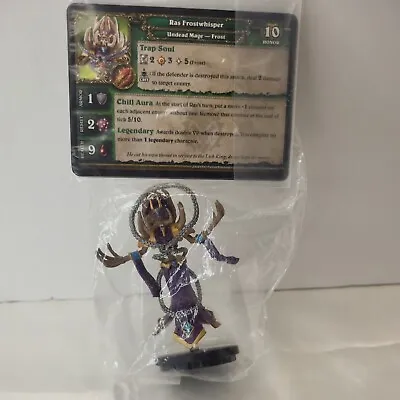 Ras Frostwhisper World Of Warcraft Miniatures Figure With Cards Core Set Epic • $25.61