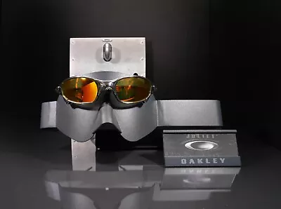 Oakley JULIET Polished Finish Glasses-Hammerstem-Fire Polarized Lenses+Vault+Bag • $499.89