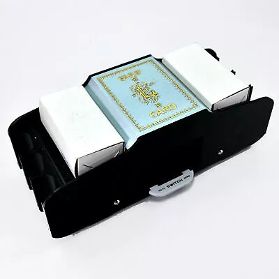 Vintage Battery Powered Automatic Card Shuffler SHUF-L-CARD WACO Japan W/ Chips • $24.03