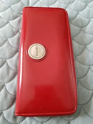 OROTON Red Leather Wallet Purse C55 • $29.25