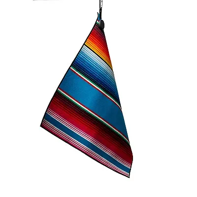 Serape/Microfiber Golf Towel W/ Magnet - BLUE • $40