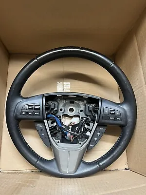 2010 - 2013 Mazda Speed 3 Black Leather Steering Wheel OEM • $150