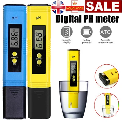 £5.49 • Buy LCD Digital Drinking Water PH Tester Meter Tool Hydroponics Aquarium Test Pen
