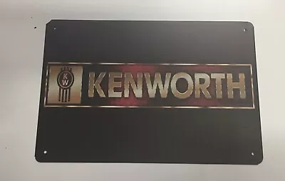  Kenworth Truck Metal Tin Signs- Emblem Bullbar Bonnet Semi Trailer Man Cave  • $29.90