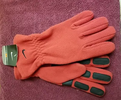 Nike Unisex Fleece Gloves Red/Black (Adult) L/XL NWT • $16.99