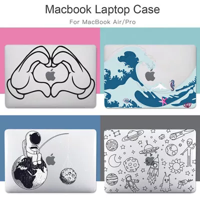 Creative Cartoon Matte Hollow Case For Macbook M2 Air 15 13 Pro 16 14 11 12 Inch • £7.19