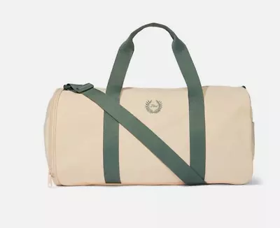 NEW Victoria’s Secret PINK Canvas Duffel Bag Large Cream Logo Tote NEW • $29.99