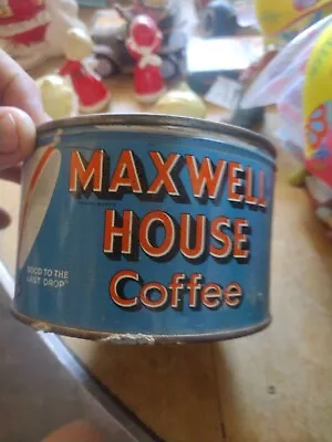 Lot Of 9 Antique Vintage Coffee Cans - Maxwell House Hills Bros Etc. • $0.99