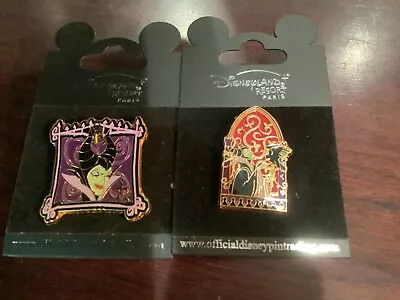 Disney DLRP 2005 Maleficent Pin Event Dragon Crow Pin Set Rare • $21