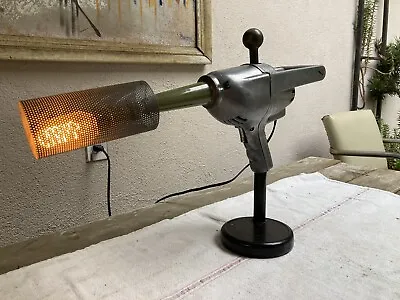 Vintage  Machine Age  Space Ray Gun Atomic Desk Lamp • $325