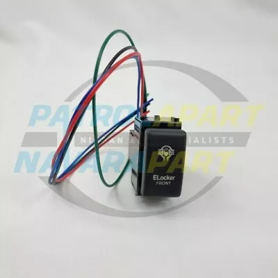 E-Locker Front Diff Lock Switch Suits Nissan Patrol Y62 Dash (65-N130GO) • $65