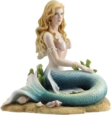Multicolor Polystone Enchanted Song Mermaid Centerpiece Figurine Home Decor • $47.59