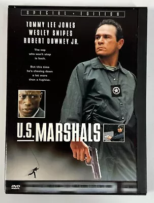 U.S. Marshals DVD 1998 Tommy Lee Jones Wesley Snipes Action Thriller Movie • $4.99