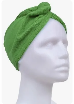 Microfiber Hair Towel Green New • $9.90