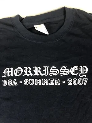 Morrissey Tour Shirt Size XL Crew 2007 The Smiths  Band Deadstock • $99.99