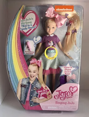 NEW 2017 JOJO SIWA Singing Doll Kid In A Candy Store Song Collectible Figure Bow • $67.88