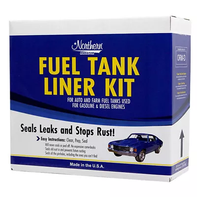 Northern RW0125-9 Fuel Gas Tank Prep Cleaner & Epoxy Liner Kit 12-20 Gallon Size • $98.95