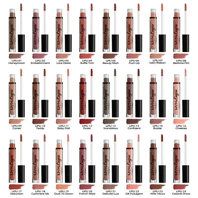 1 NYX Lip Lingerie Liquid Lipstick - Matte  Pick Your 1 Color  *Joy's Cosmetics* • $3.98