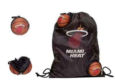 Miami Heat Drawstring Ball Bag - New With Tags! • $9.99
