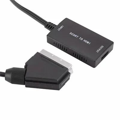 SCART To HDMI Converter SCART To HDMI Adapter Video Adapter SCART To HDMI Cable • £10.61