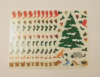 Mrs Grossman's Lot Of 10 Sheets ~Woodland Christmas Reflections~ 2012 Stickers • $23.99