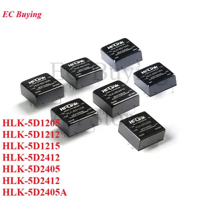 HLK DC-DC Power Supply Module Isolated Converter 12V To 15V/5V/12V 24v To 5V/12V • $6.35