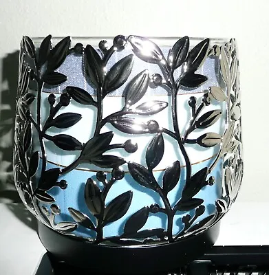 Bath & Body Works Botanical Bling 3-wick Candle Holder Silvertone • $16.95