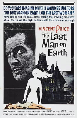 73499 The Last Man On Earth 1964 Thriller Indie Wall Decor Print Poster • $25.95