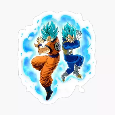 Goku And Vegeta Sticker Decal Vinyl For Car Truck Sticker 5 Inch • $7