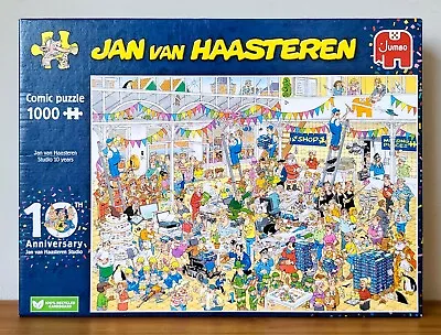 Jan Van Haasteren 1000 Piece Jigsaw Puzzle - Studio 10 Year Anniversary Edition • £11.95