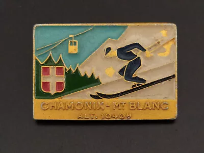 Youth And Mountain: 1942 Saint Pierre De Rumilly Fireplace Badge - Chamonix • $51.15