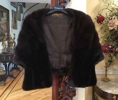 Mink Shawl Fur Coat • $280