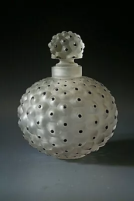 Rene Lalique Cactus Glass Scent Bottle - Circa 1943 • £167