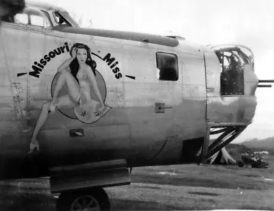 WW2 WWII Photo USAAC B-24 Liberator Bomber Missouri Miss US Army World War Two • $5.99