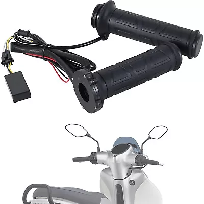 7/8  22mm Electric Hot Hand Grips Heated Adjustable Warm Motorcycle Handlebar❥ • $24.39