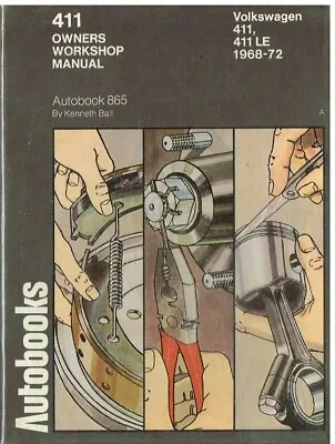 Vw 411 411 Le Carburettor & Fuel Injection 1968-72 Owners Workshop Manual • $24.65