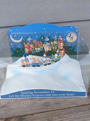 Rare Disney Hallmark Store Display Mickey Express Train Ornaments Store Display  • $65