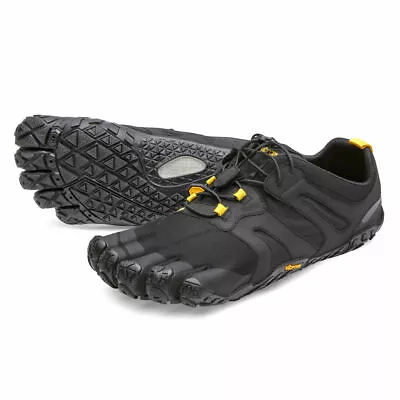 Vibram FiveFingers Women's V-Trail 2.0 Shoes (Black/Yellow) 38 EU 7.5-8 US • $79.95