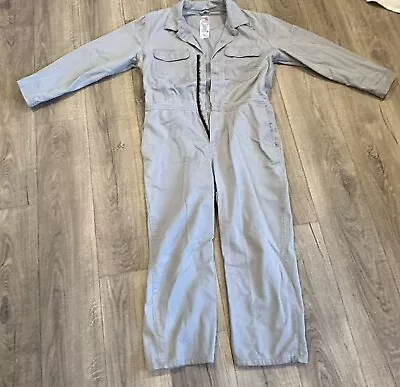 Carhartt FR Gray Cotton Coveralls Flame Resistance Cat 2 Mens Size 46 • $18