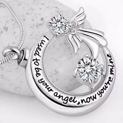 £15.95 • Buy Angel Cremation Urn Pendant Ashes Necklace Funeral Keepsake Memorial  UK Memory