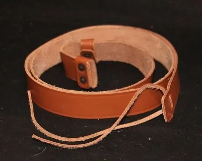 Enfield 1907 Brown Leather Rifle Sling - Reproduction • $24.95