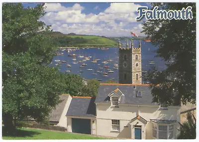 Falmouth Harbour From Hillside Colour Postcard Posted 2000 • £2.30