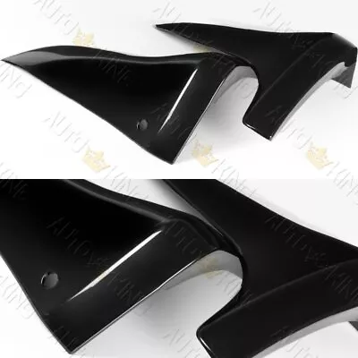 For 2003-2007 Infiniti G35 2dr/coupe 2pcs Pu Rear Bumper Black Mud Guards Lip • $57.24