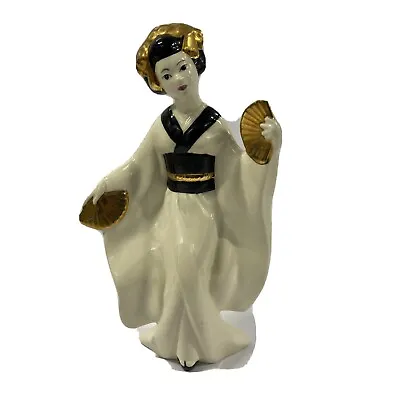 Japanese Porcelain Woman Figurine • $39