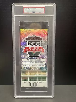 2014 Rose Bowl BCS National Championship Game Florida St.  34 V Auburn 31 -PSA 5 • $249